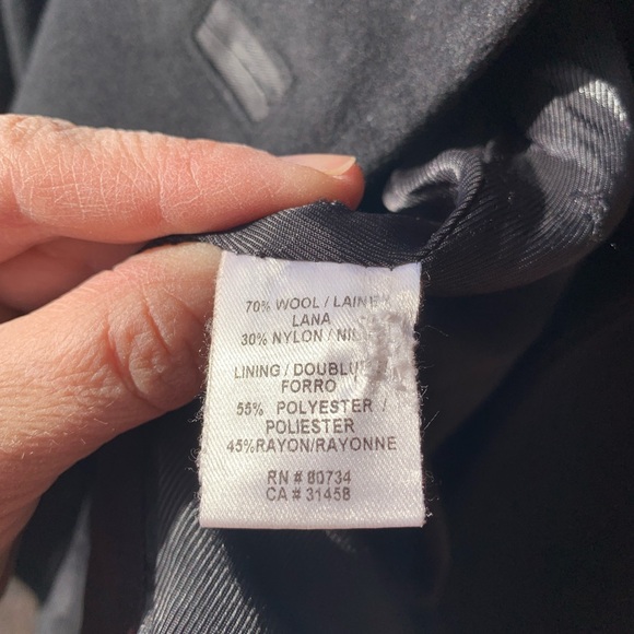 BCBG Maxazria black wool pea coat size XS - Picture 5 of 16